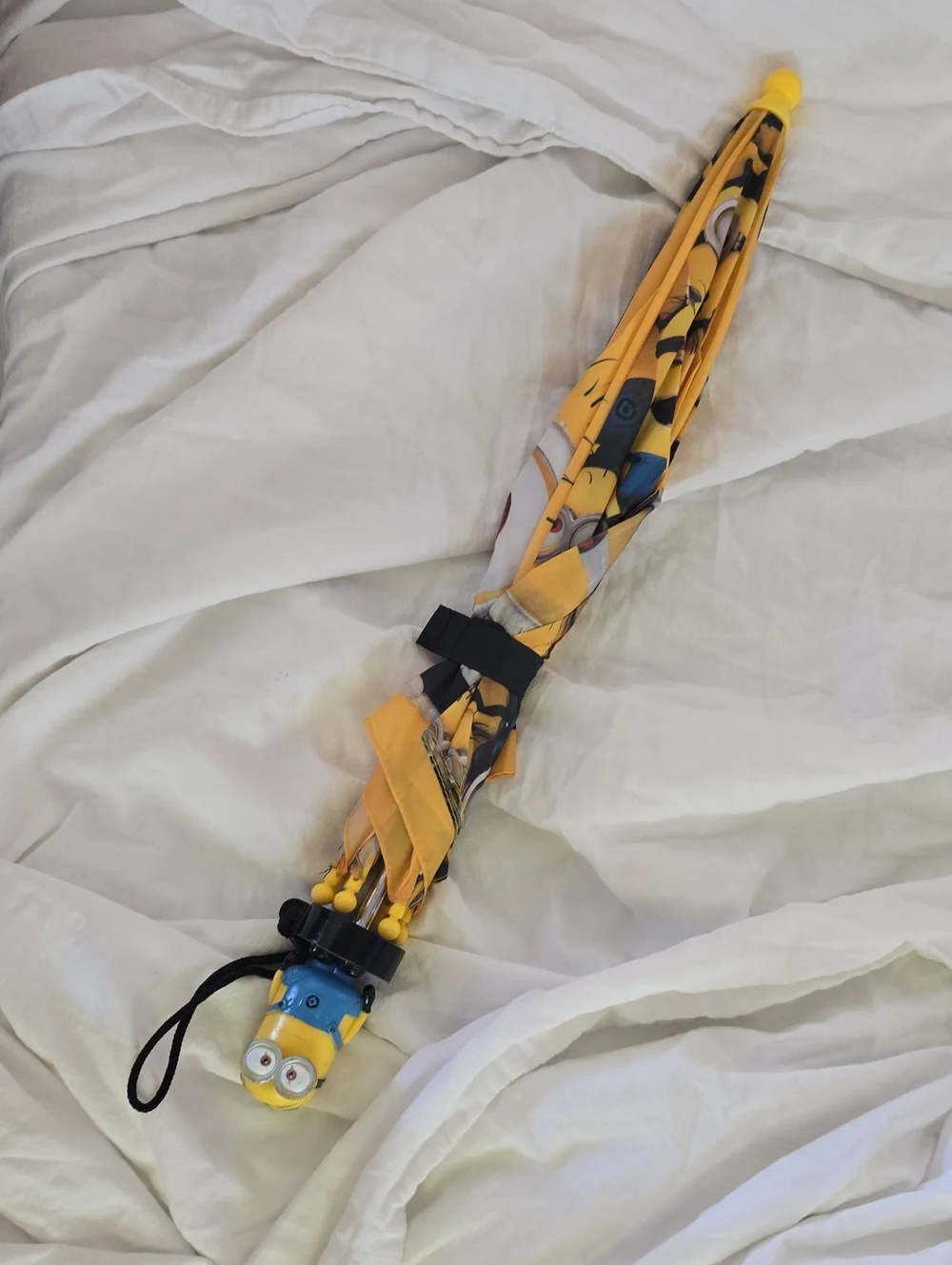 Minions Yellow Kids Umbrella with Character Handle